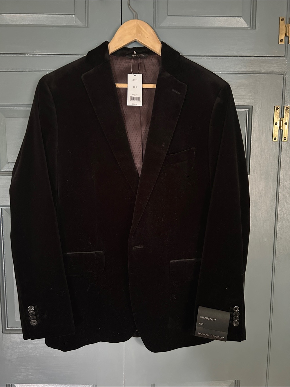 Banana Republic Velvet Blazer